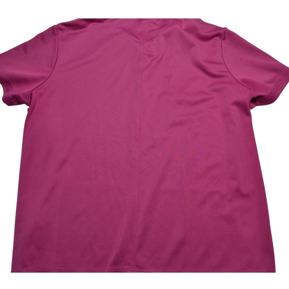 Nike Golf Dri-FIT Polo Shirt Womens Extra Large XL Pink Short Sleeve Top Tennis - Picture 6 of 6